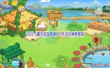 2022《摩尔庄园手游》1月20日神奇密码分享